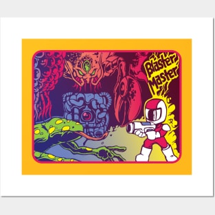 Blaster Master Retro Video Game 80s Posters and Art